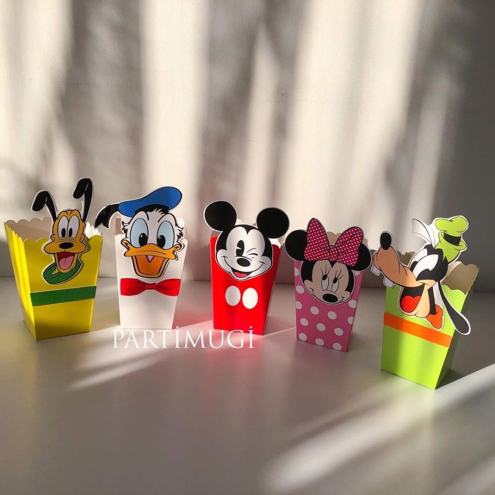 Mickey Mouse House Club Temalı Popcorn Kutusu