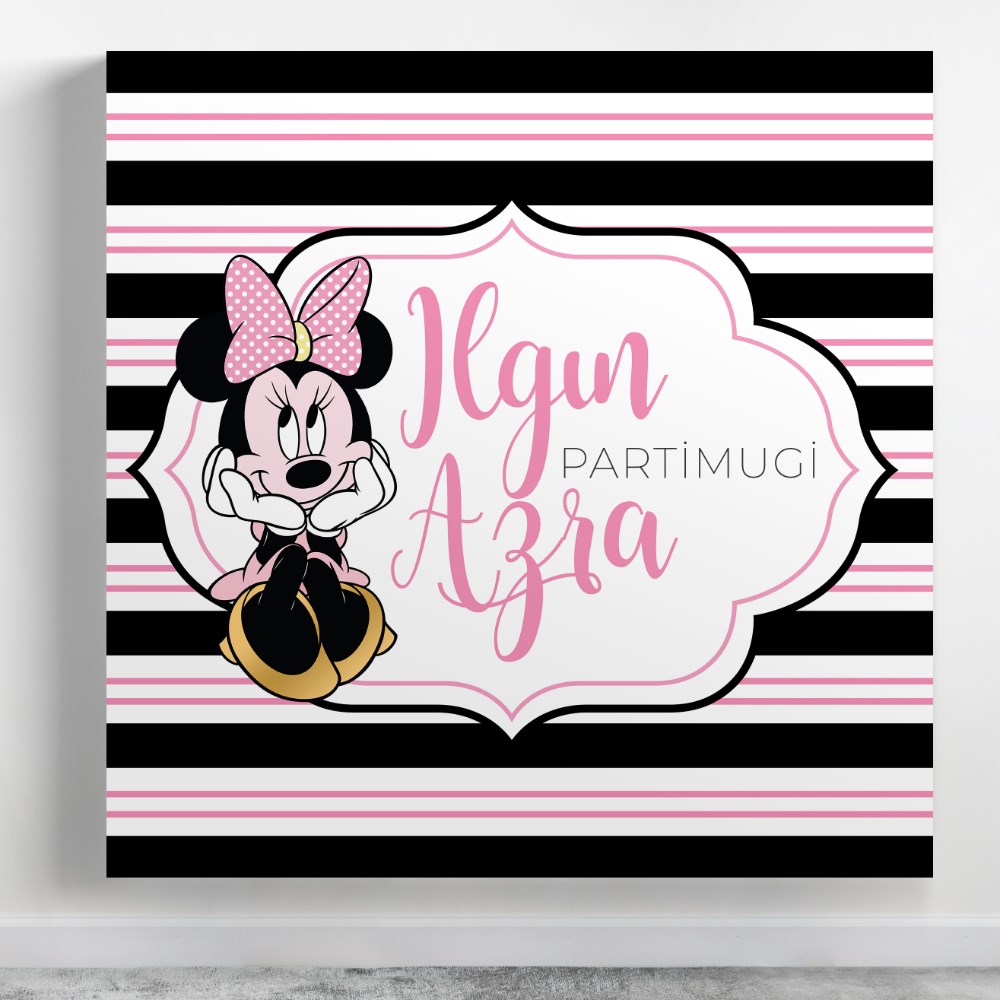 Minnie Mouse Temalı Afiş Branda