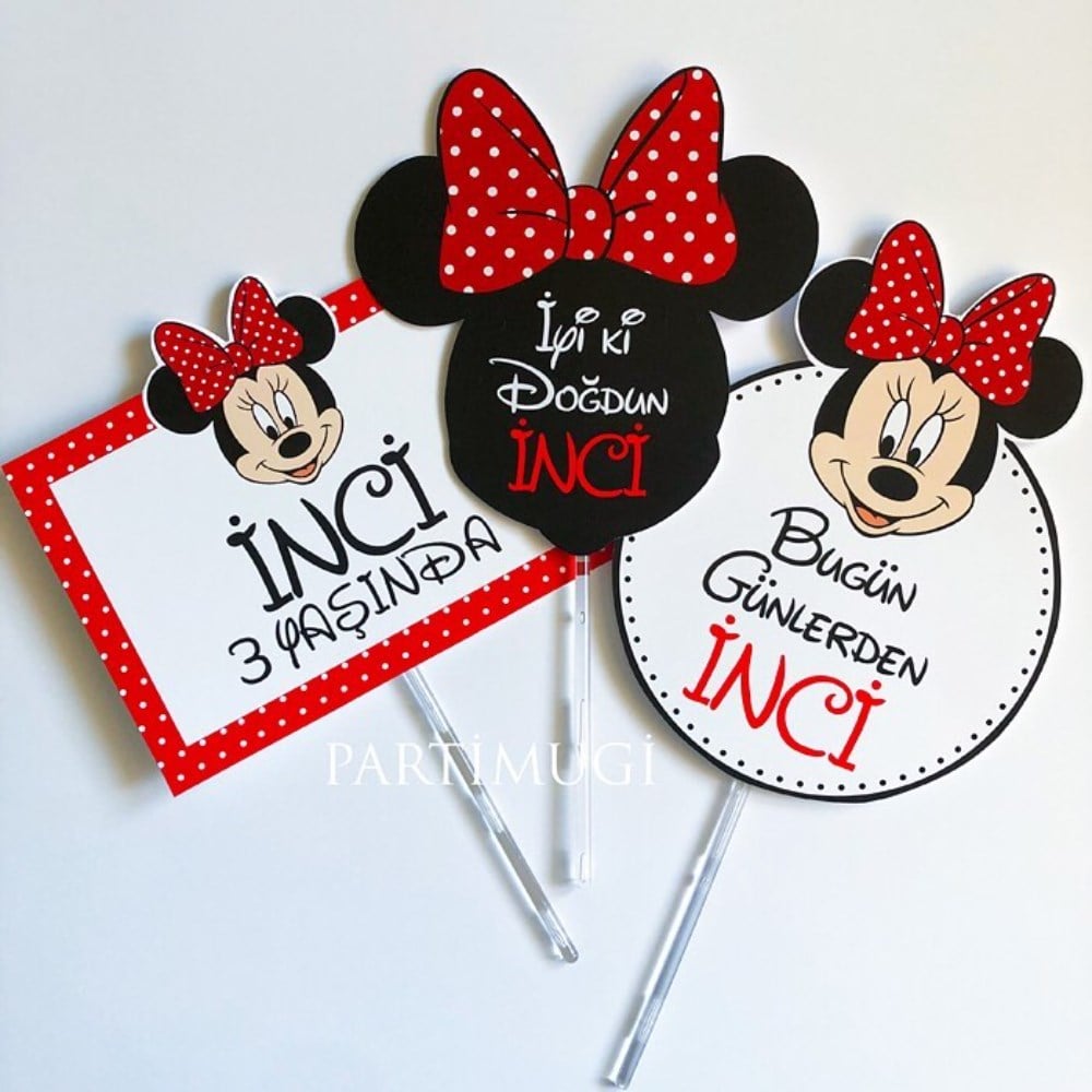 Minnie Mouse Temalı Konuşma Balonu