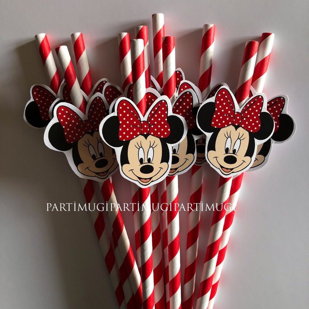 Minnie Mouse Temalı Pipet
