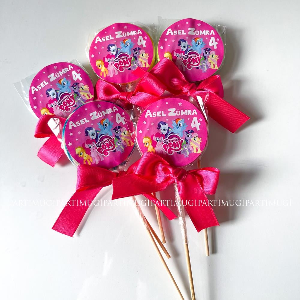 My Little Pony Temalı Hediyelik Şeker