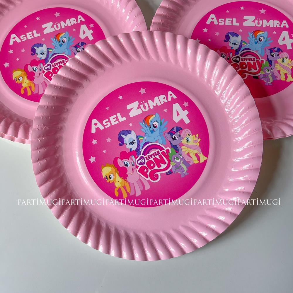 My Little Pony Temalı Tabak