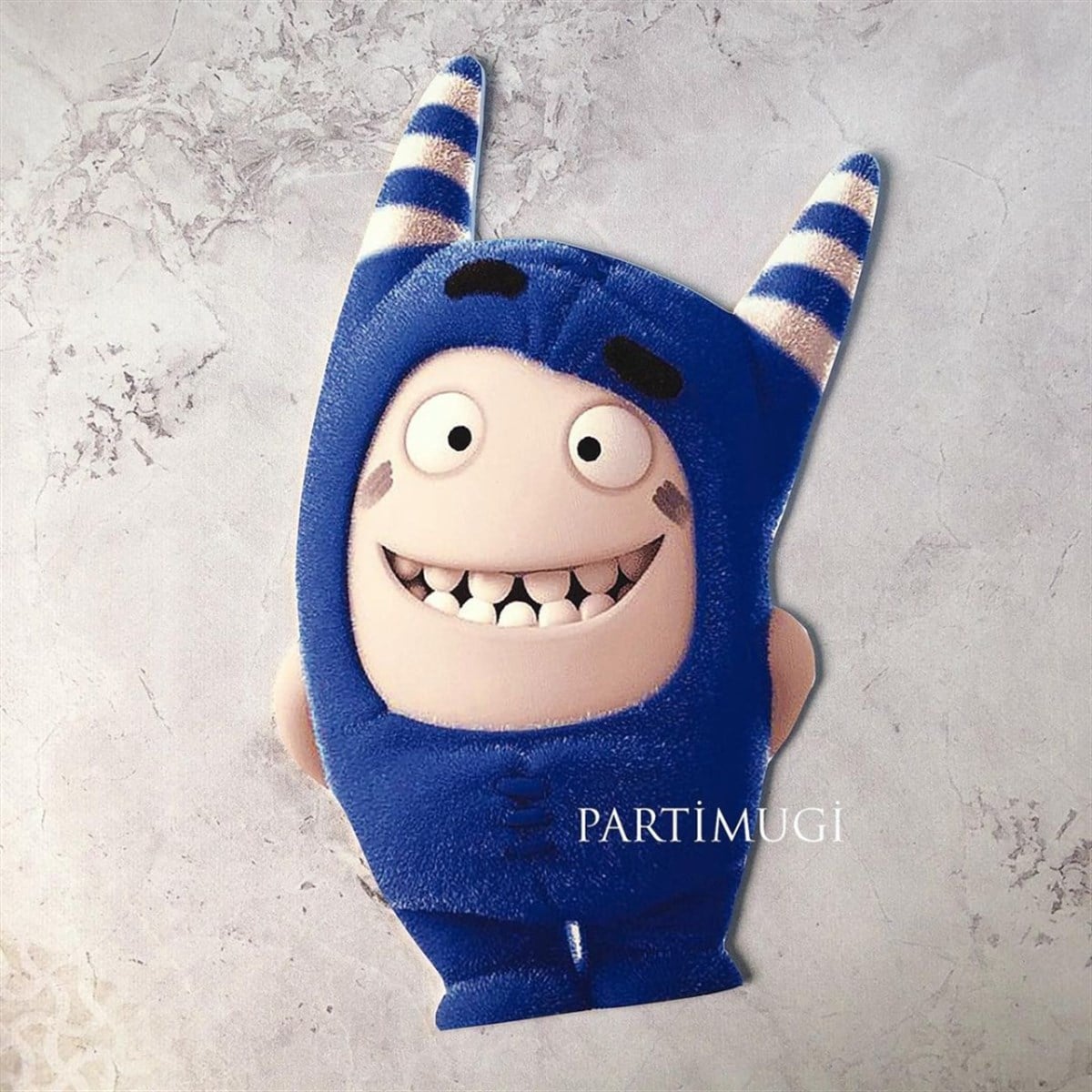 Oddbods Temalı Mavi Ayaklı Pano
