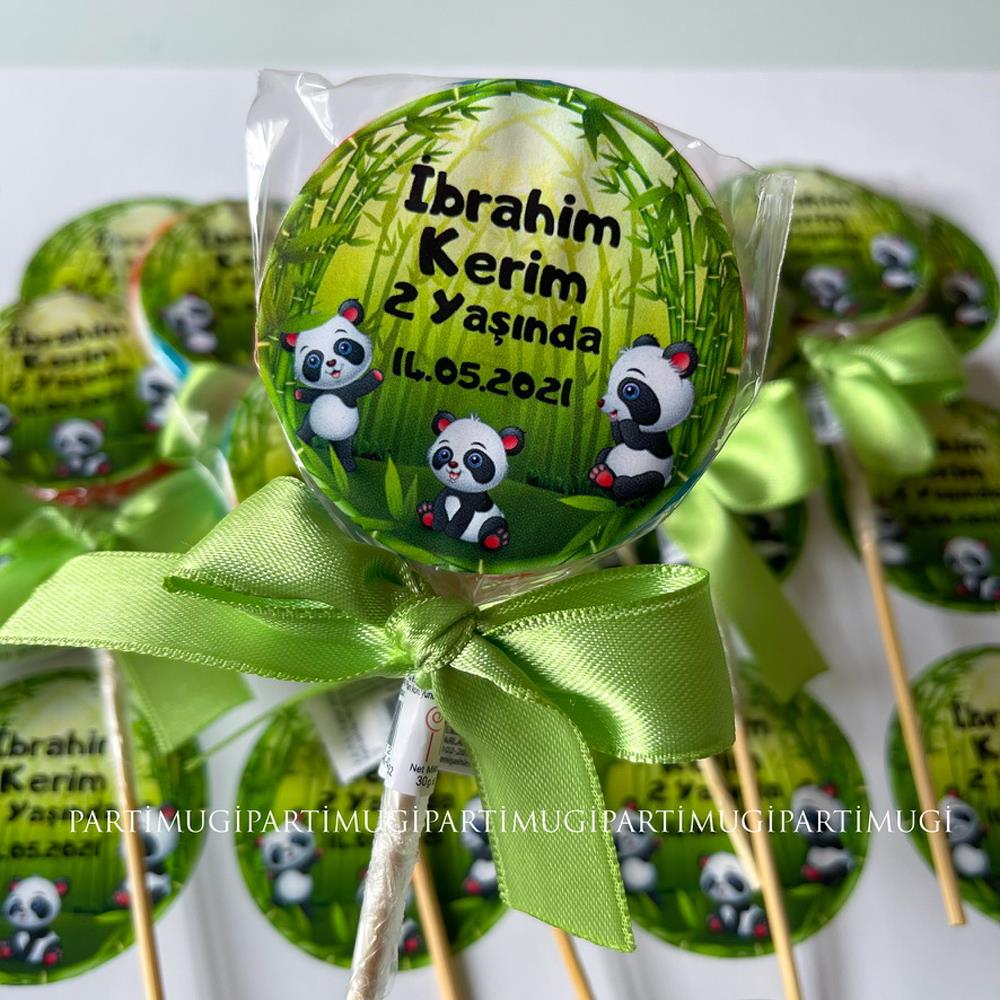 Panda Temalı Hediyelik Şeker