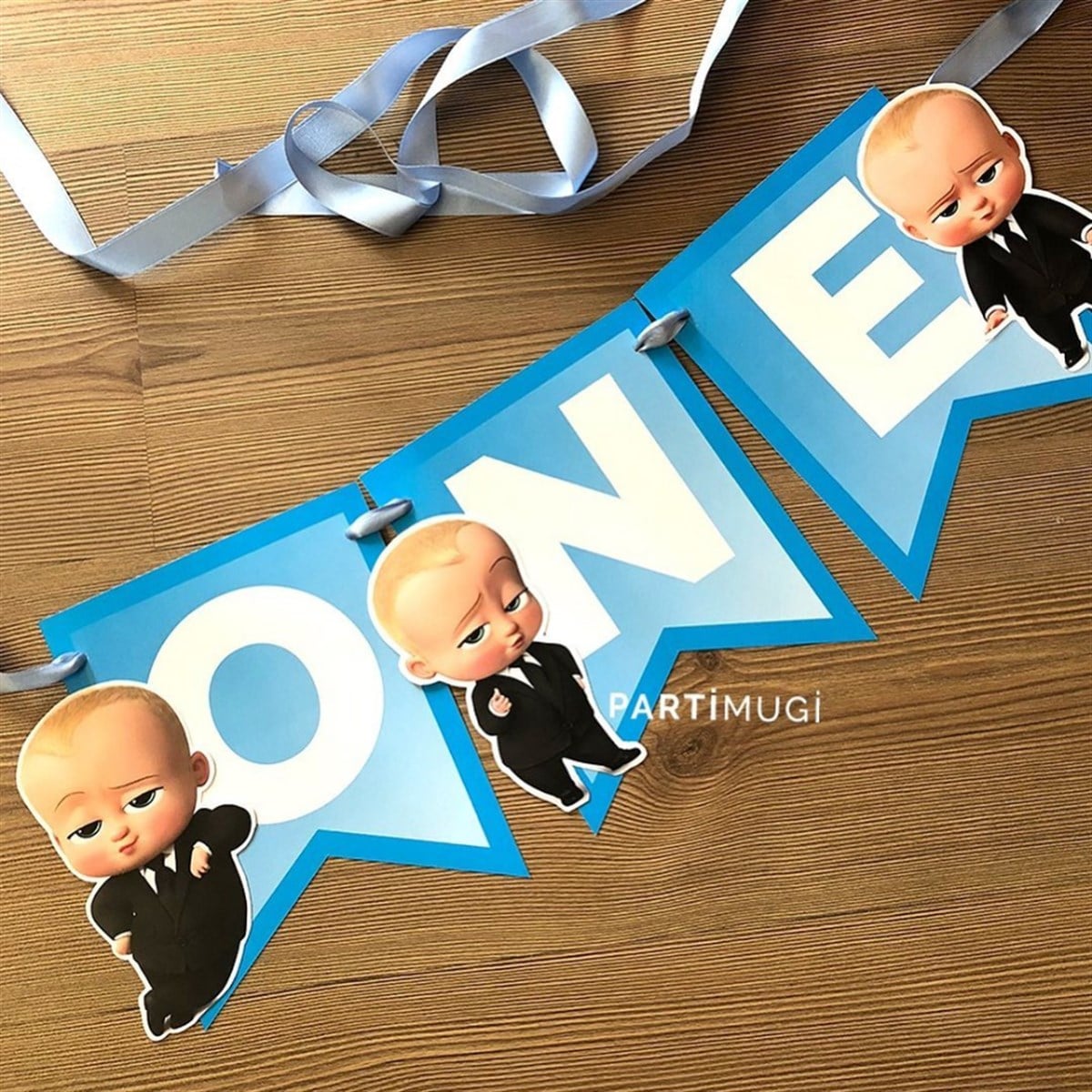 Patron Bebek Temalı Harf Banner