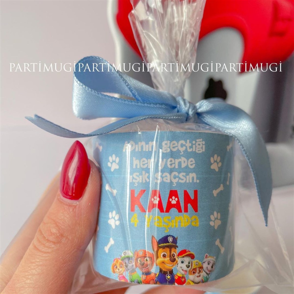 Paw Patrol Temalı Hediyelik Mum