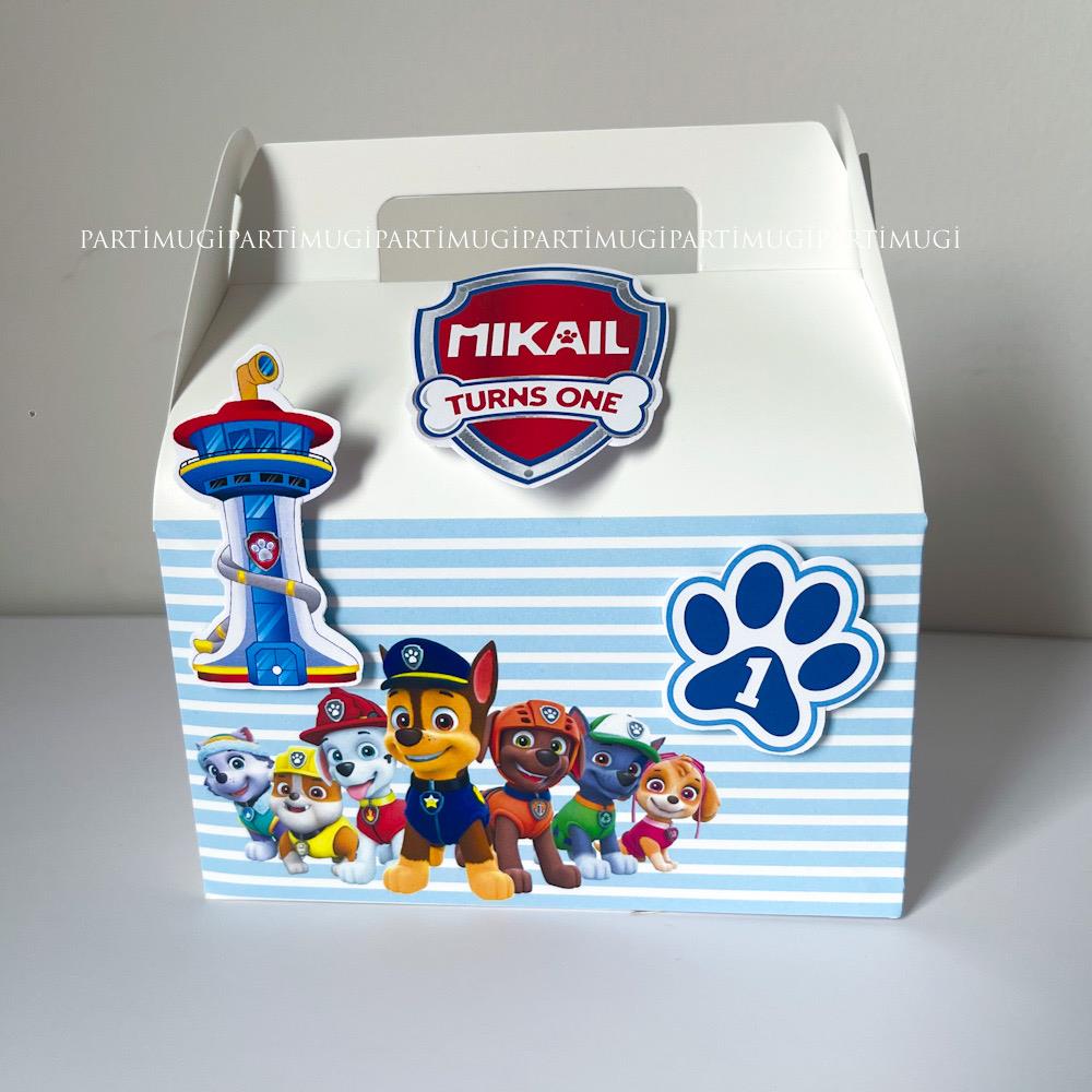 Paw Petrol Temalı Kutu Hediye Çantası