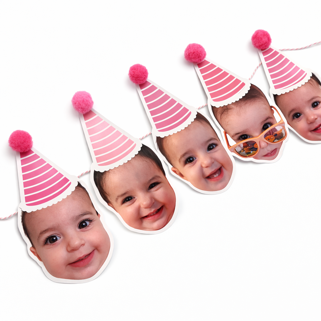 Pembe Fotoğraf Flama Banner