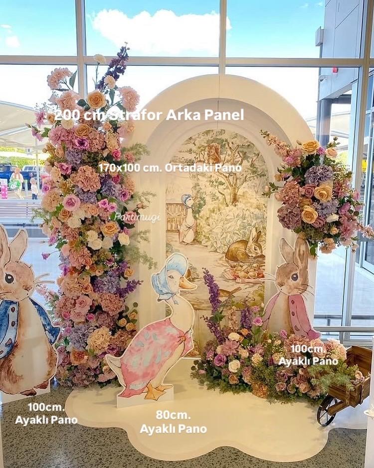 Peter Rabbit ve Arkadaşları Doğum Günü Pano Seti