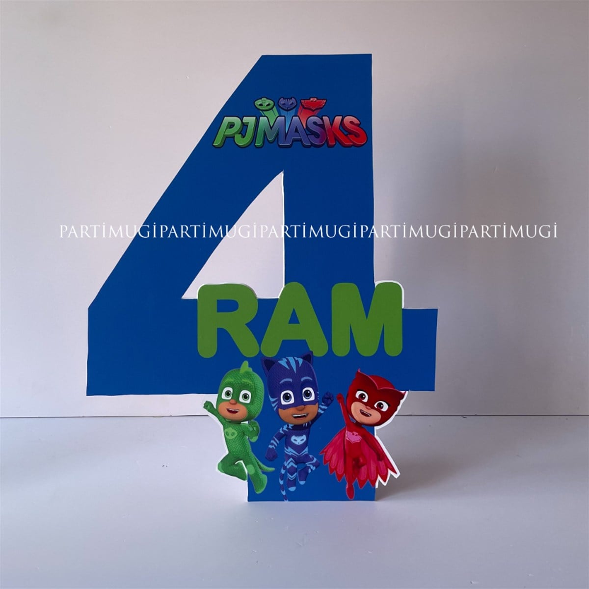 Pijamaskeliler Temalı Rakam Maket