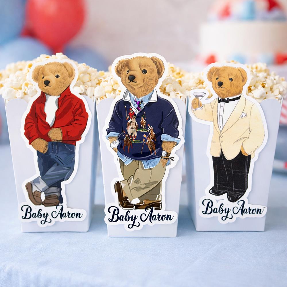 Polo Bear Ayıcık Temalı İsimli Popcorn Kutusu