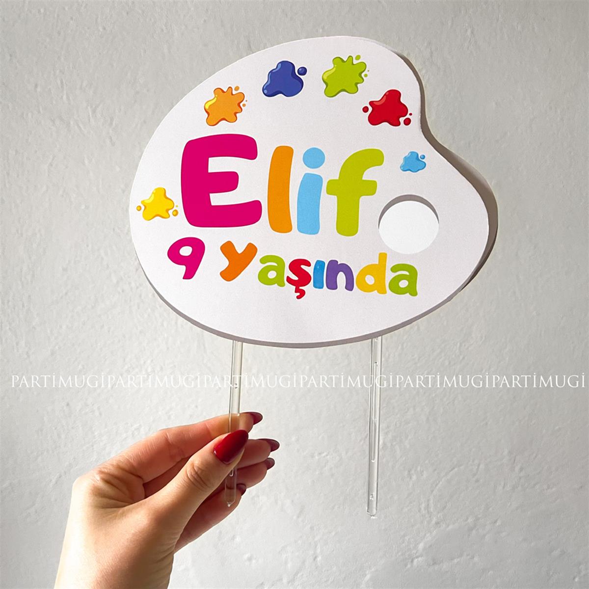 Ressam Temalı Pasta Süsü