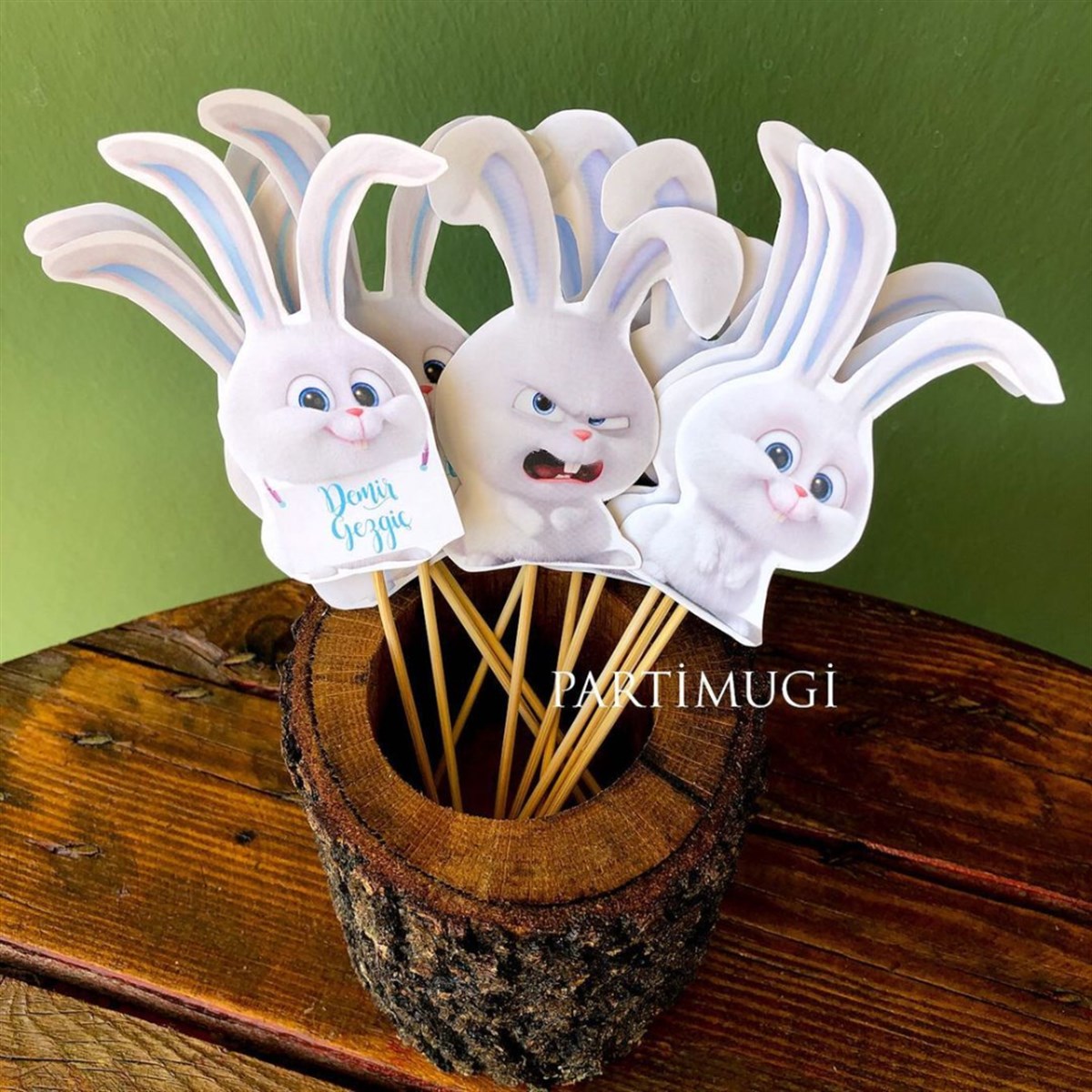 Snowy Rabbit Temalı İkramlık Süs