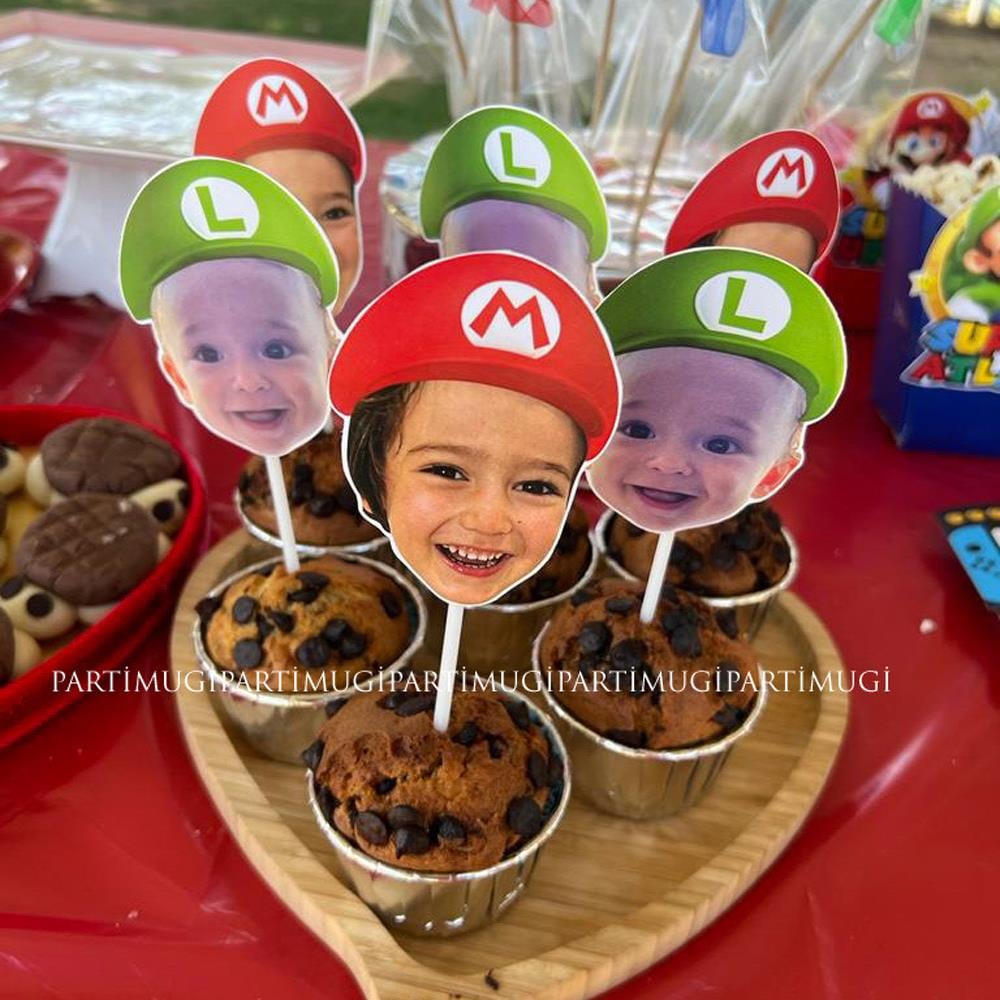 Super Mario Fotoğraflı Kürdan