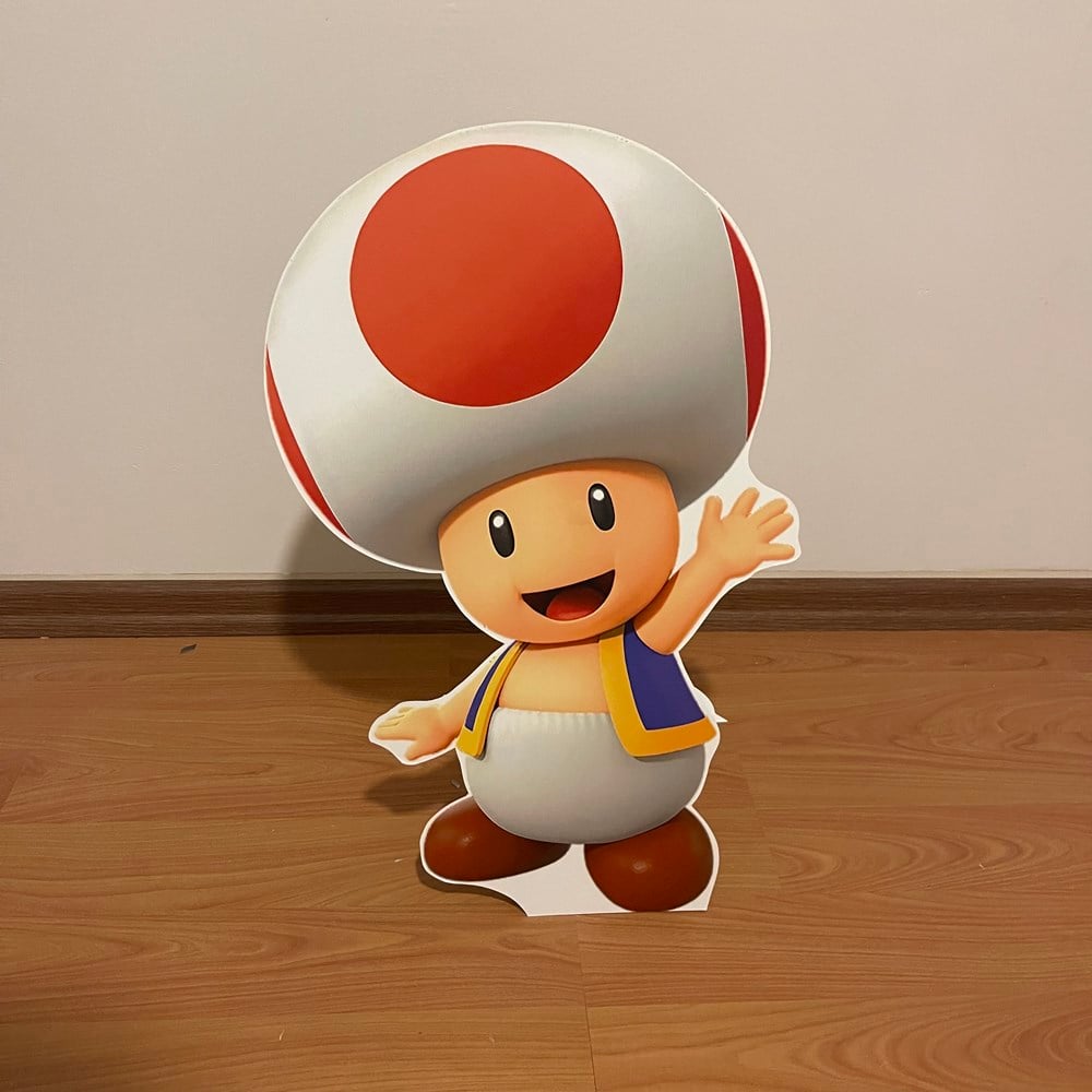 Süper Mario Toad Temalı Ayaklı Maket