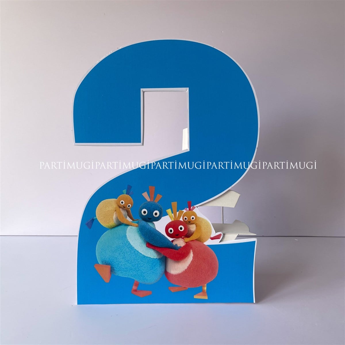 Twirlywoos Temalı 2 Rakam Maket