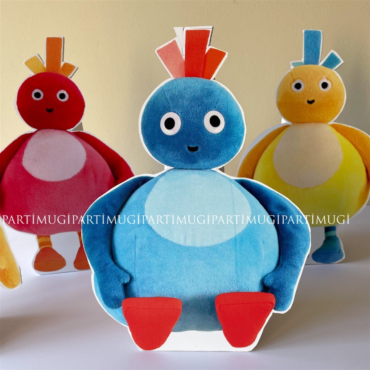 Twirlywoos Temalı Mavi Ayaklı Maket
