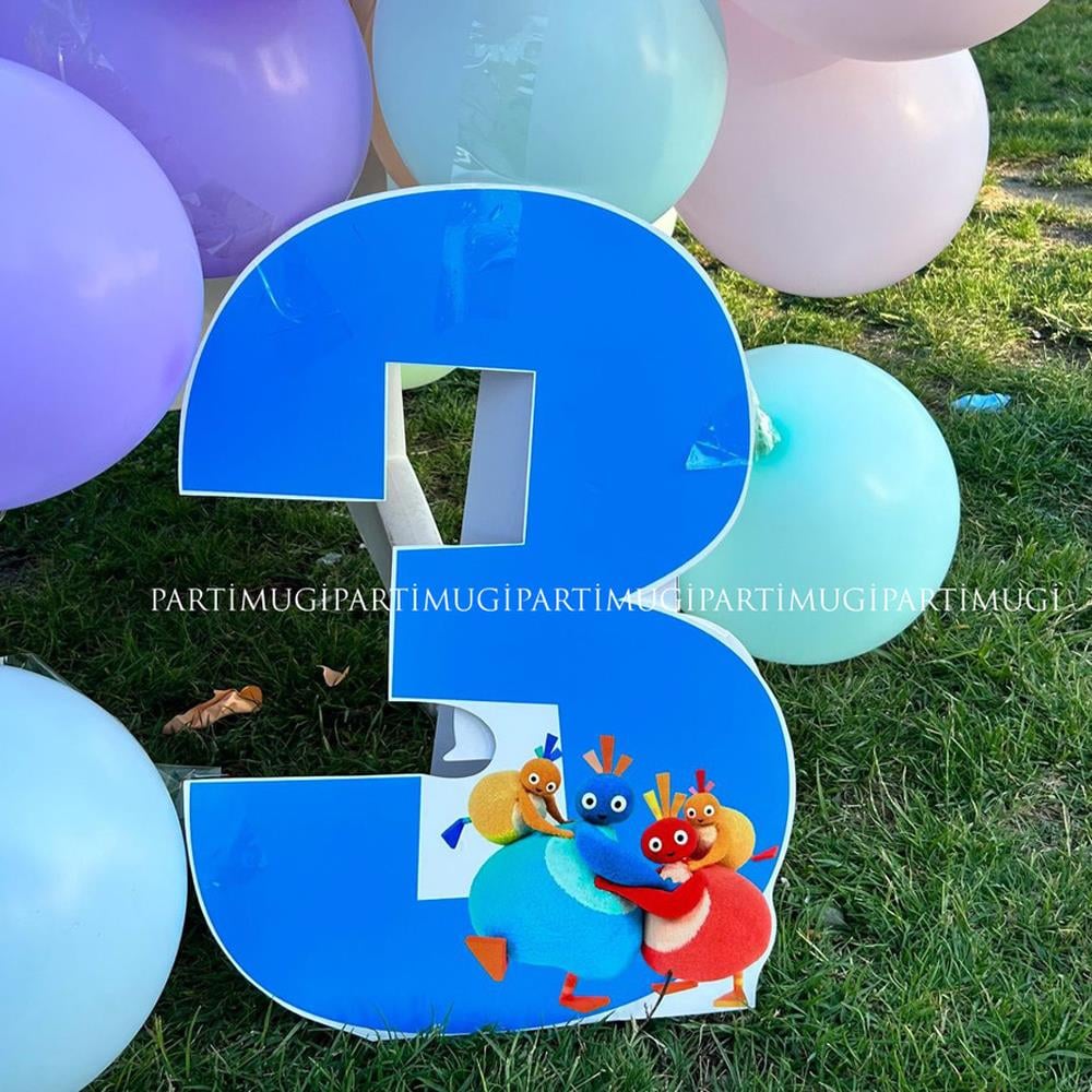 Twirlywoos Temalı Rakam Maket