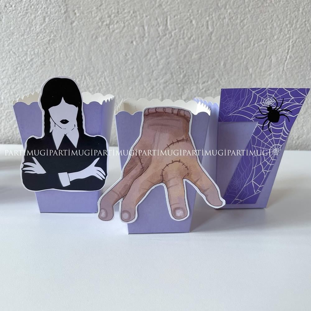 Wednesday Temalı Popcorn Kutusu