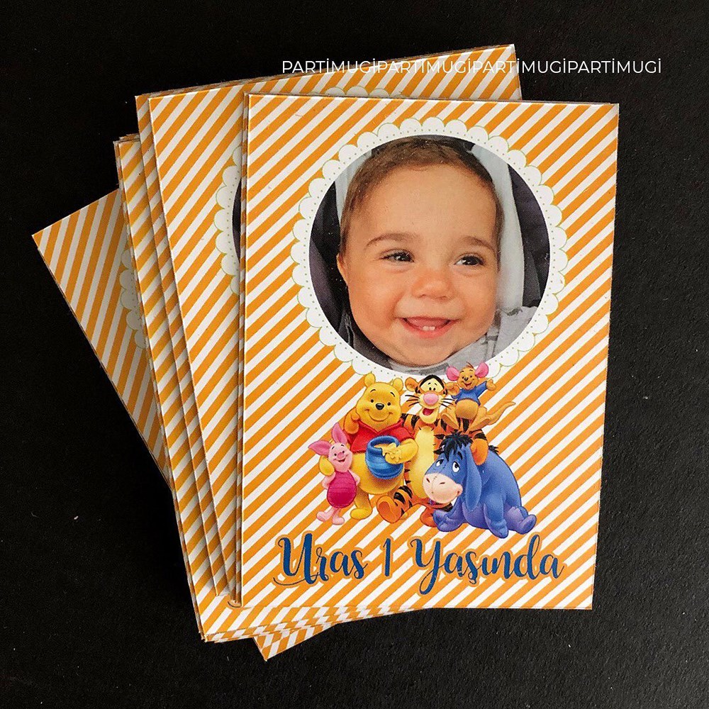 Winnie Temalı Hediyelik Magnet