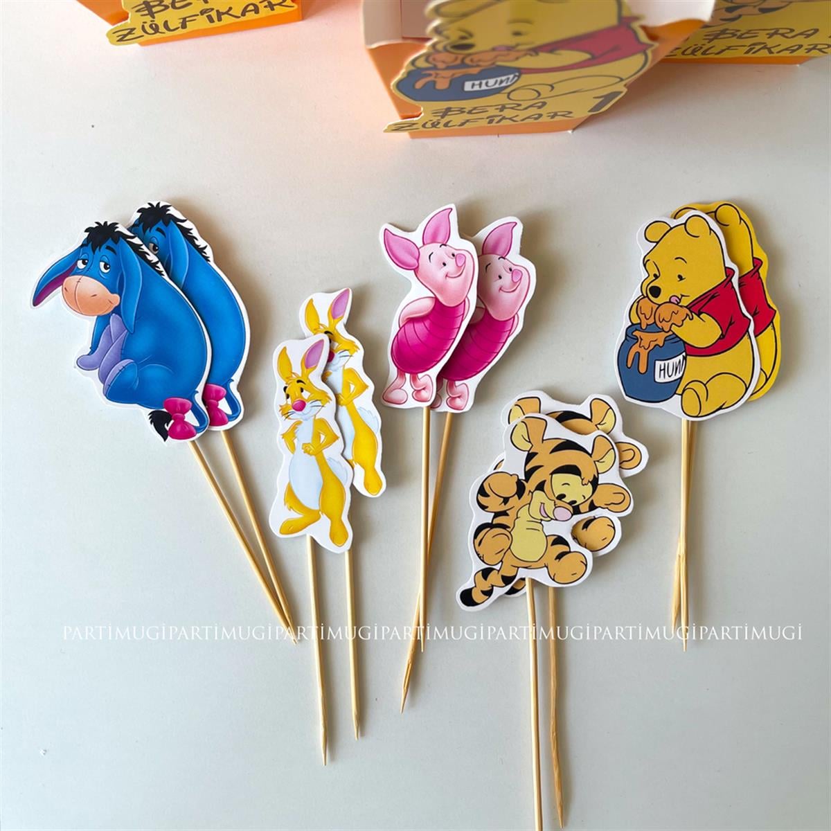 Winnie The Pooh Temalı İkramlık Süs