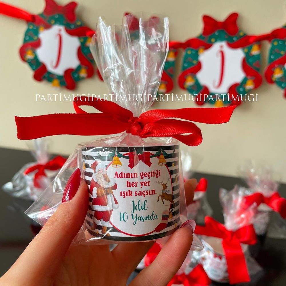 Yılbaşı Temalı Noel Baba Hediyelik Mum