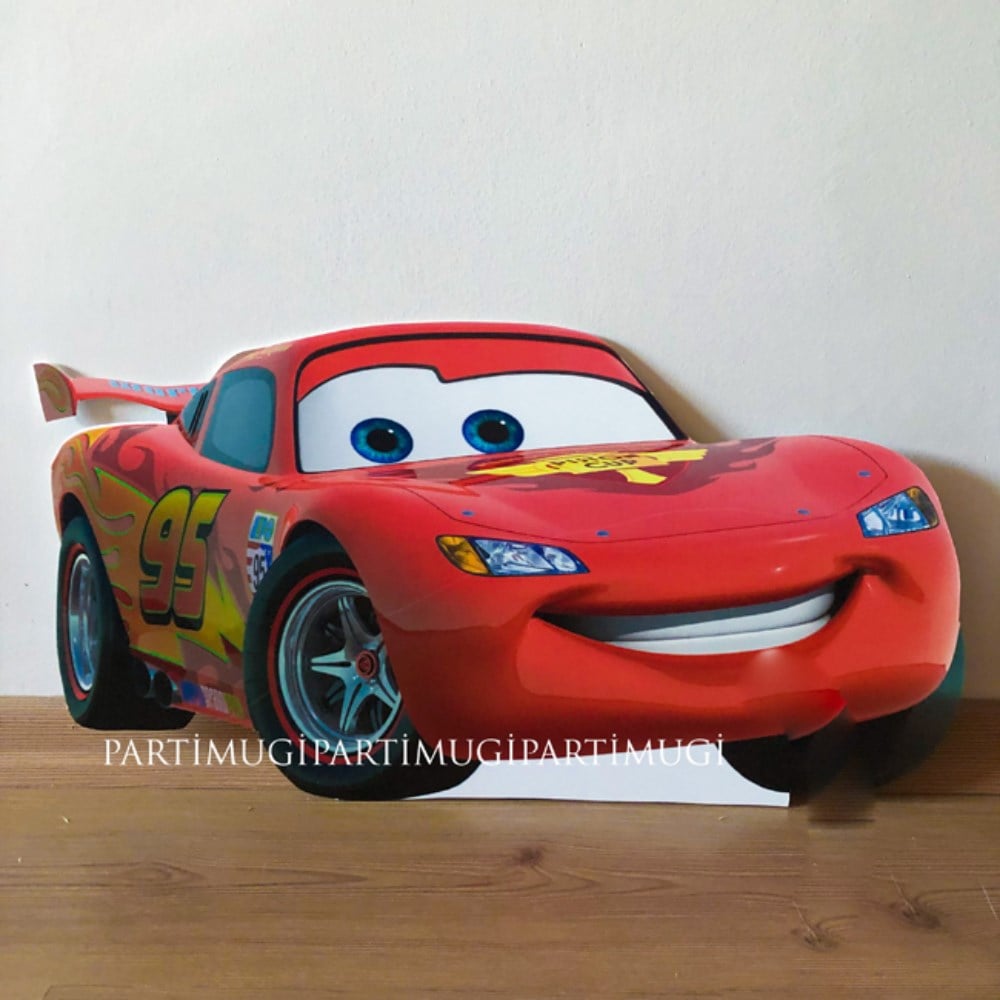 Arabalar Temalı Şimşek McQueen Maket