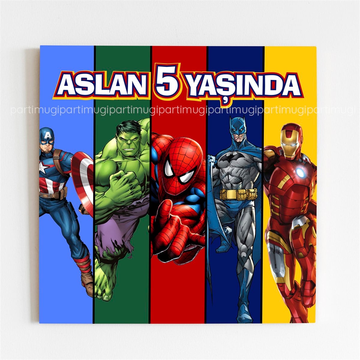 Avengers Süper Kahramanlar Temalı Afiş Branda