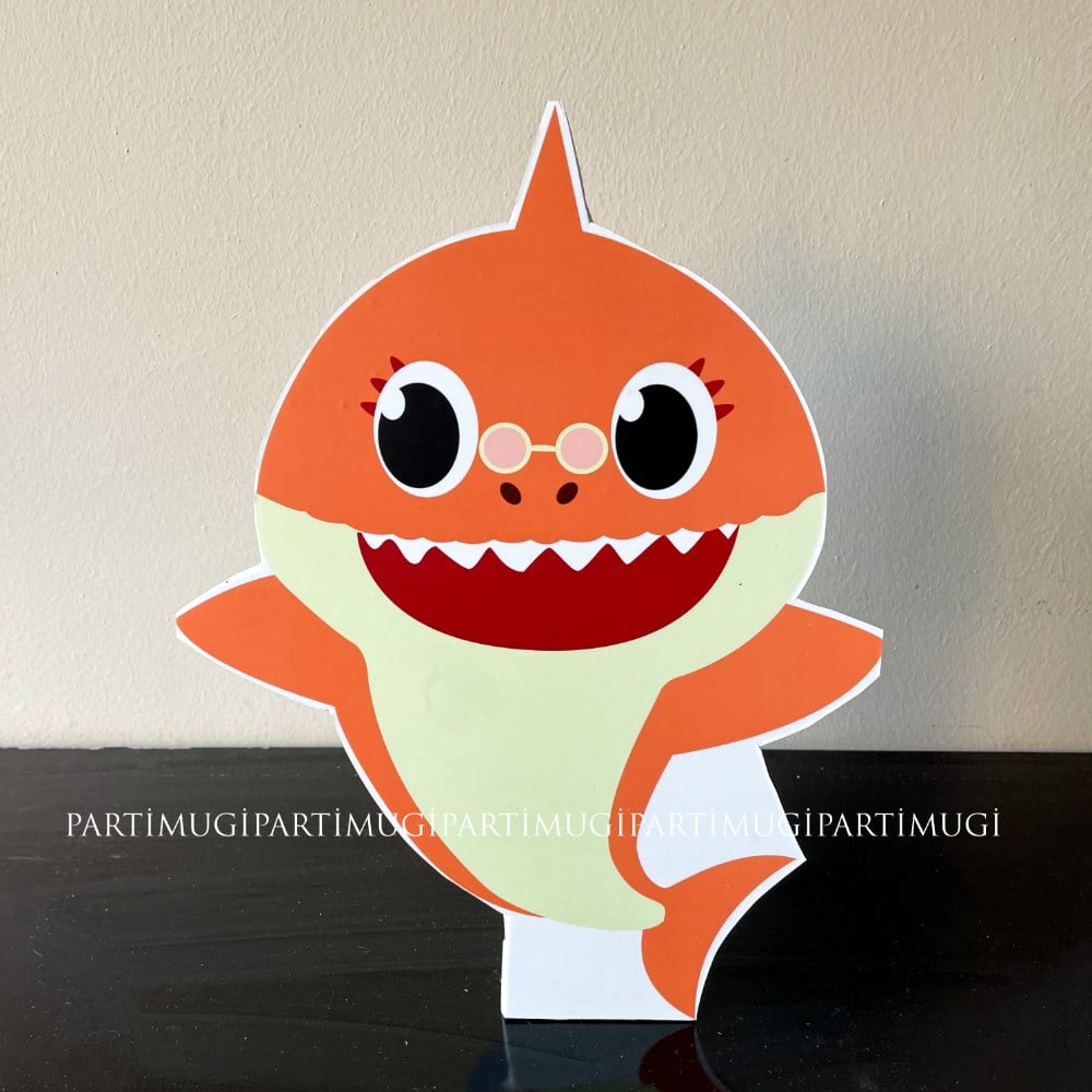Baby Shark Turuncu Figür Maket