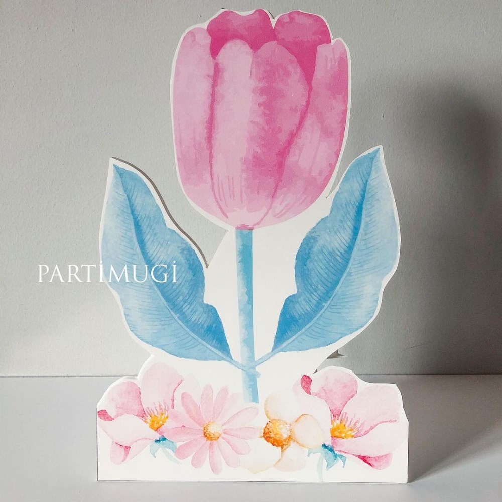 Bahar Lalesi Temalı Ayaklı Maket