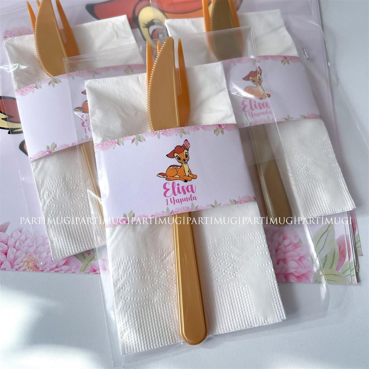 Bambi Temalı Servis Takımı