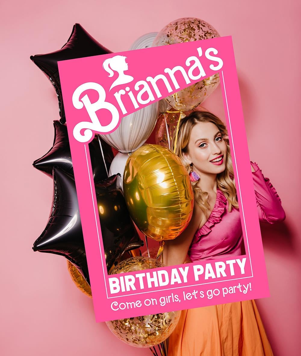 Barbie Temalı Fotoğraf Çerçevesi