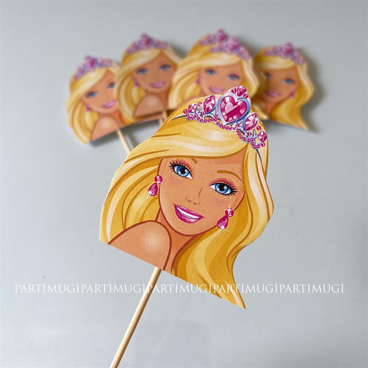 Barbie Temalı İkramlık Süs