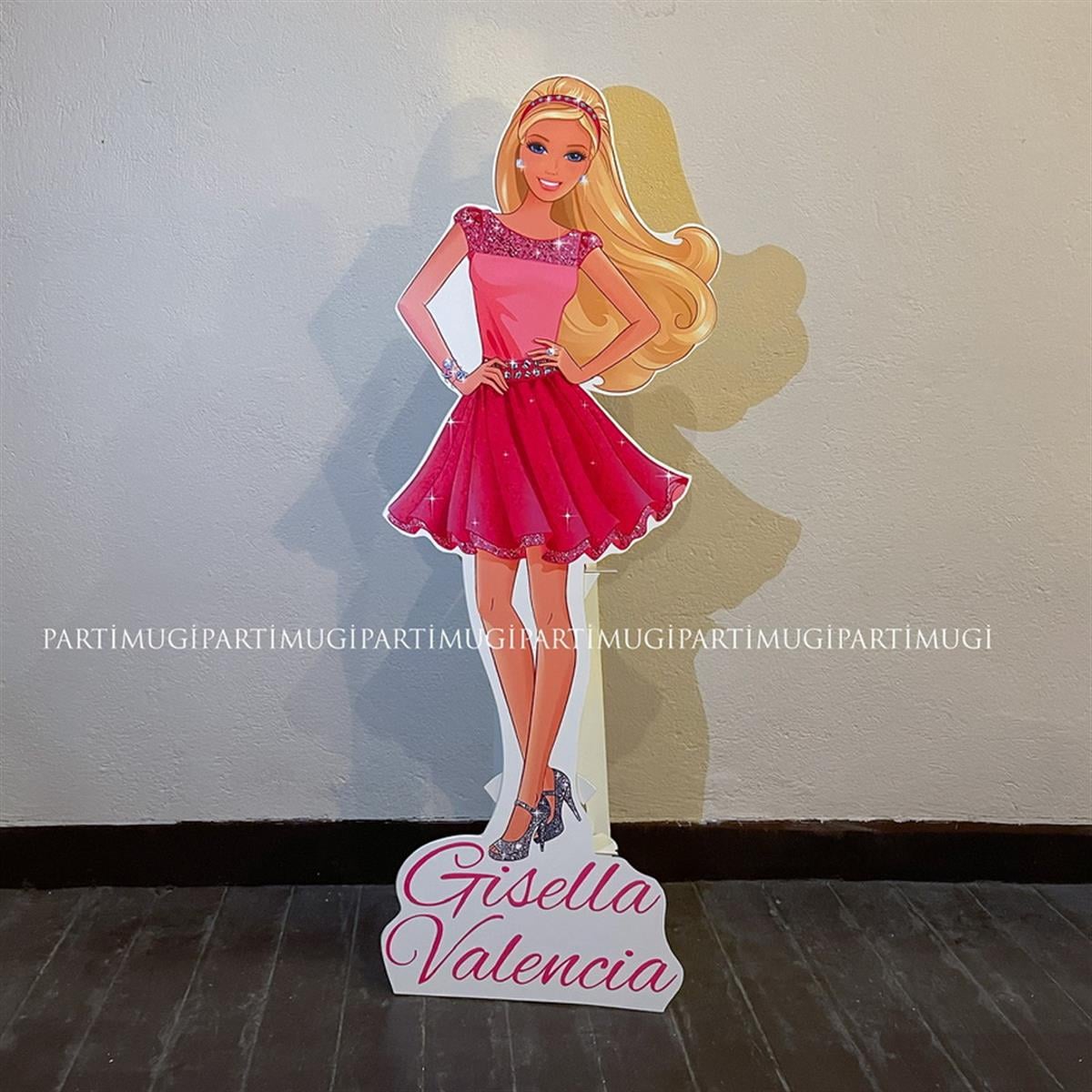Barbie Temalı İsme Özel Ayaklı Maket