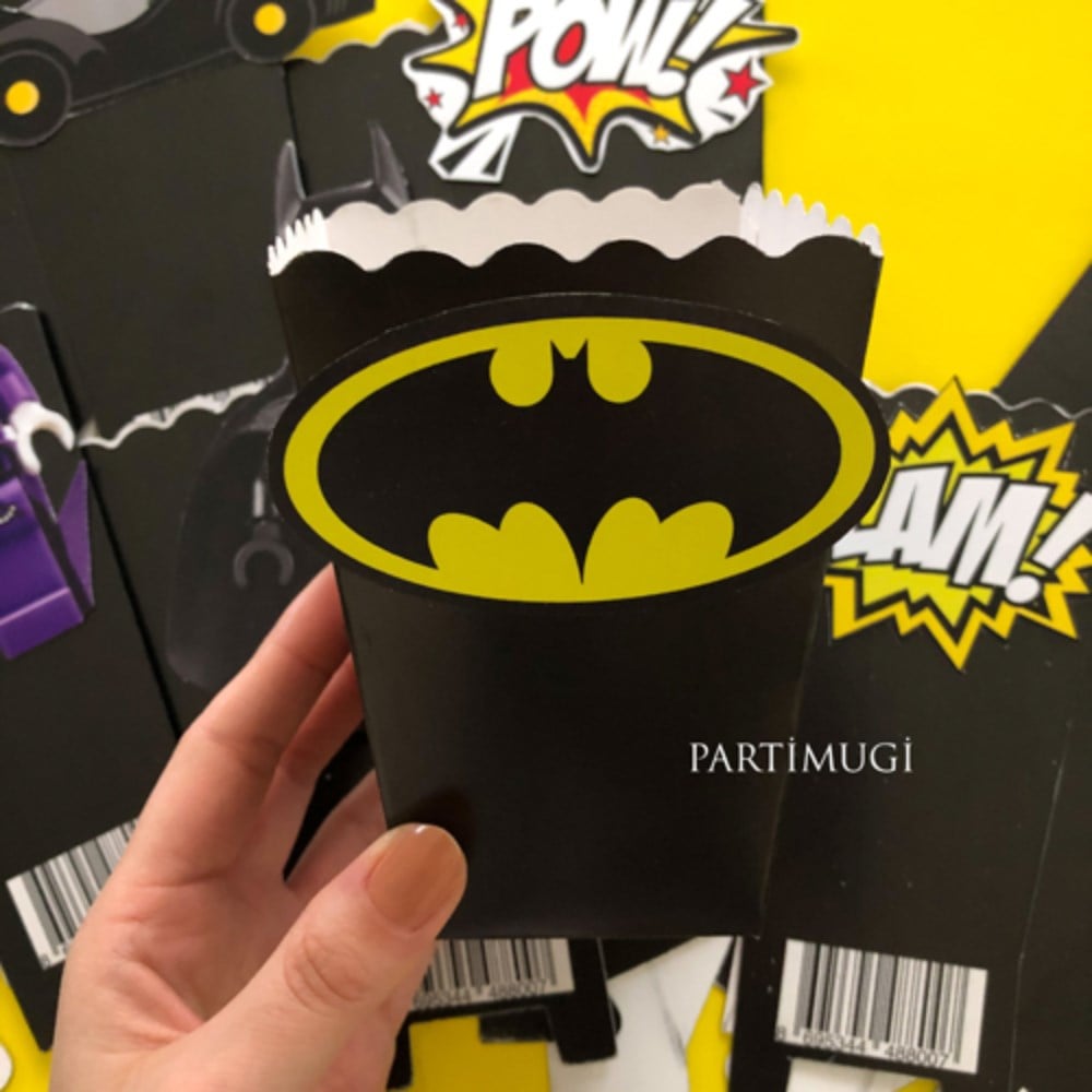 Batman Temalı Popcorn Kutusu