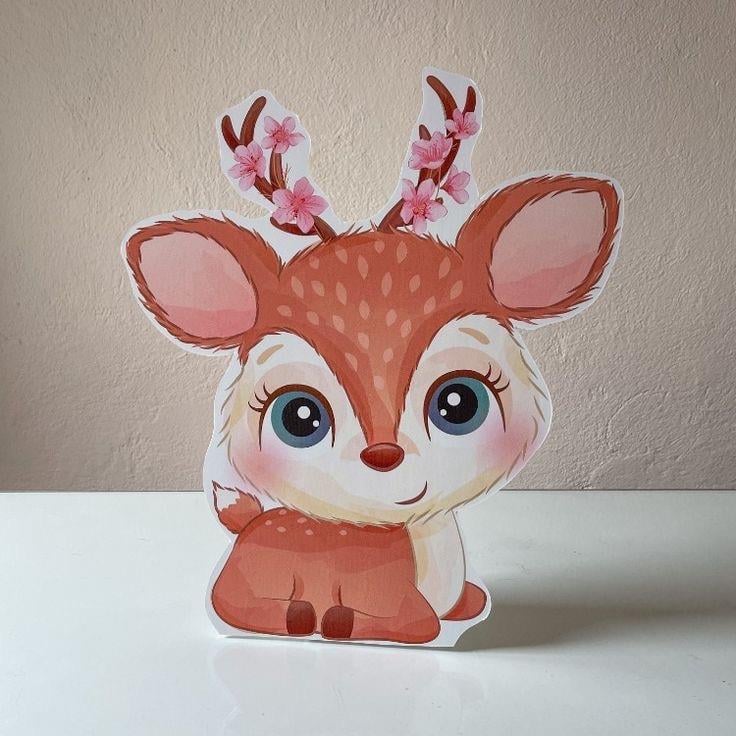Bebek Geyik Ayaklı Figür Maket