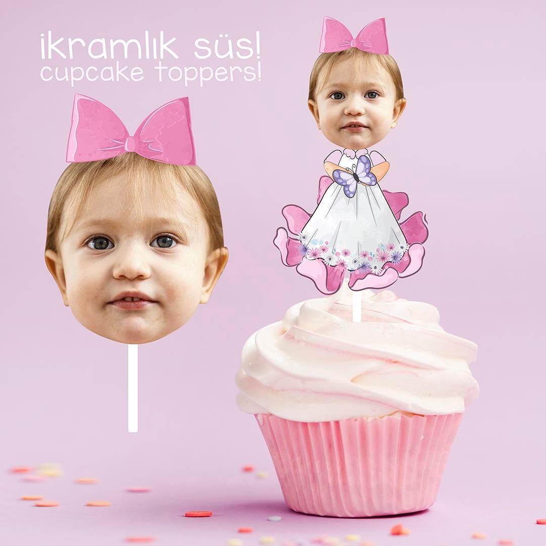 Çiçek Kız Fotoğraflı Kürdan