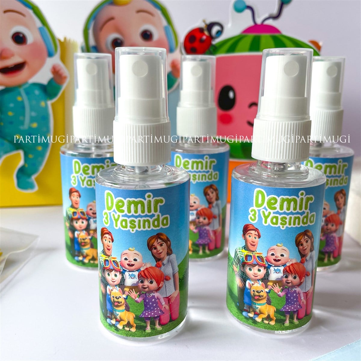 Cocomelon Temalı Hediyelik Kolonya