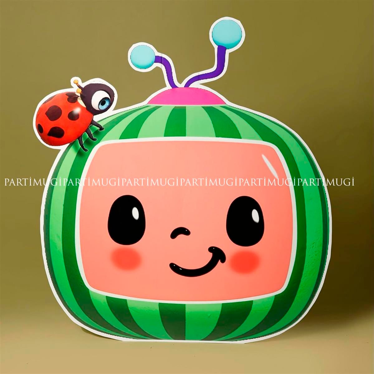 Cocomelon Temalı Karpuz Ayaklı Pano