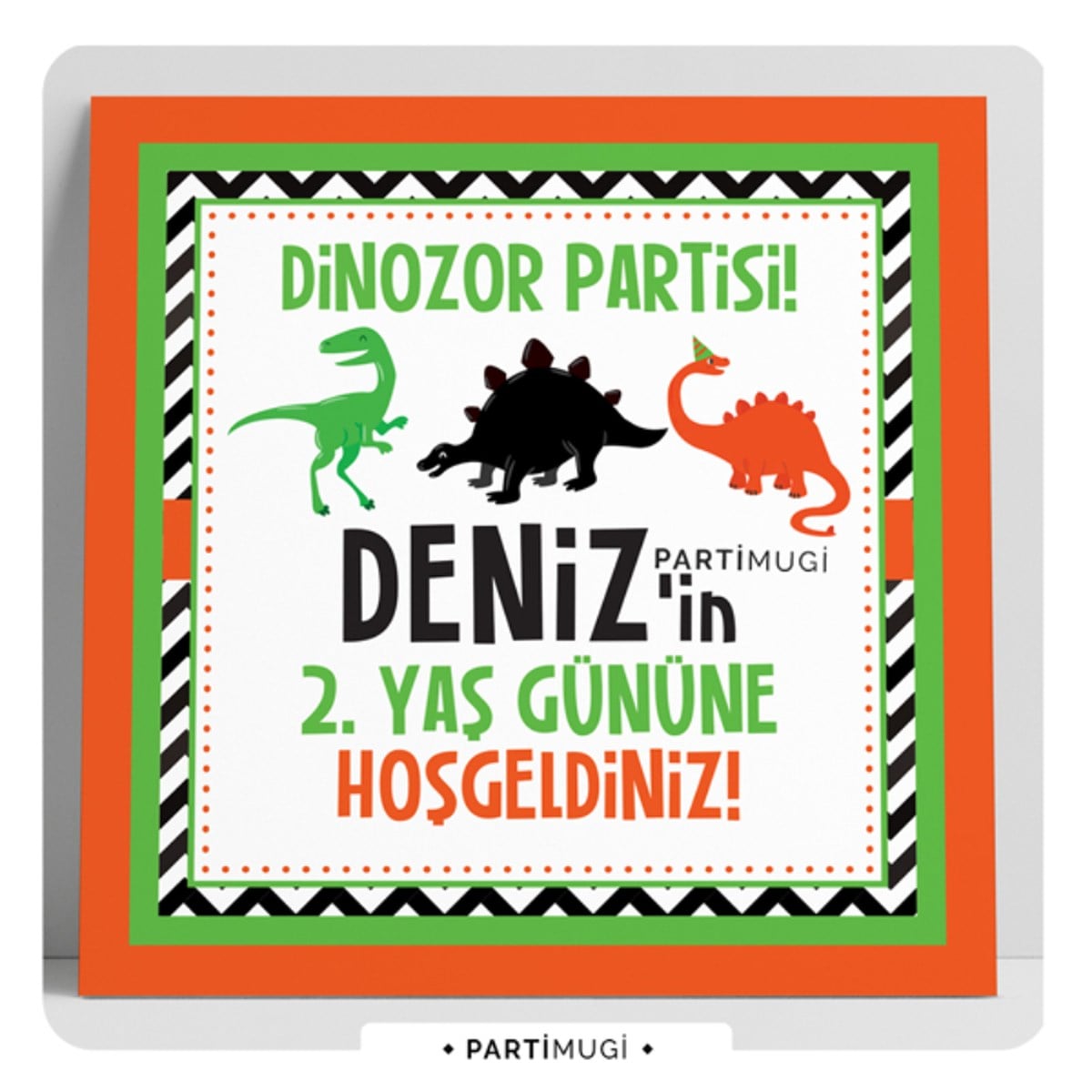 Dinozor Temalı Afiş Branda