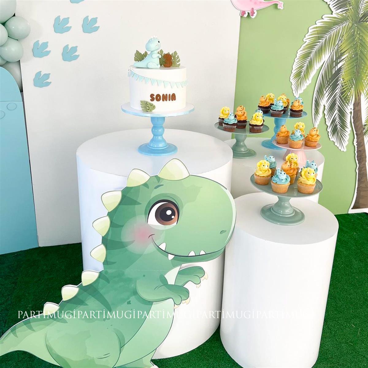 Dinozor Temalı Ayaklı Maket