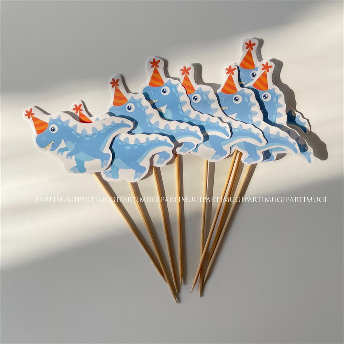 Dinozor Temalı İkramlık Süs
