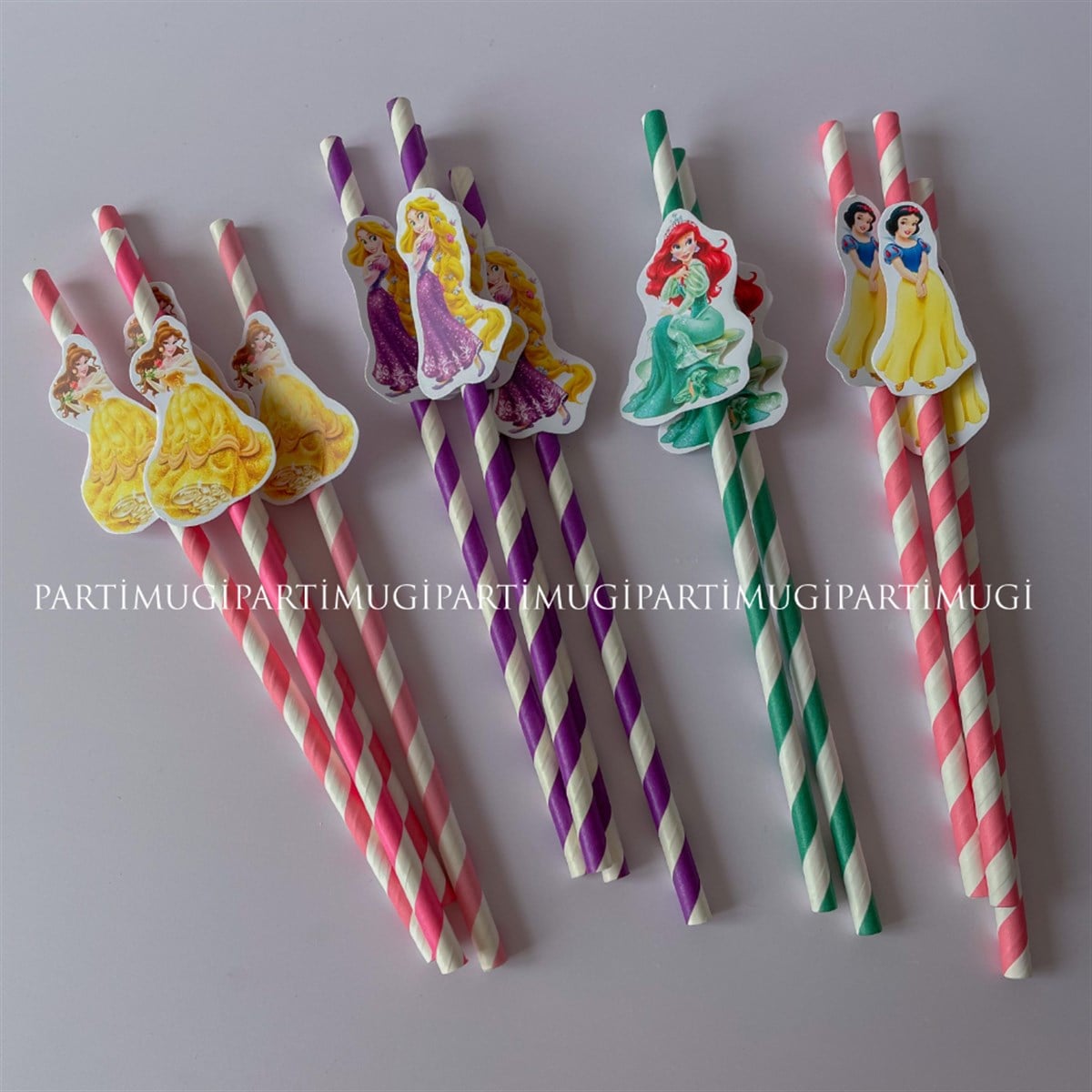 Disney Prensesleri Temalı Pipet