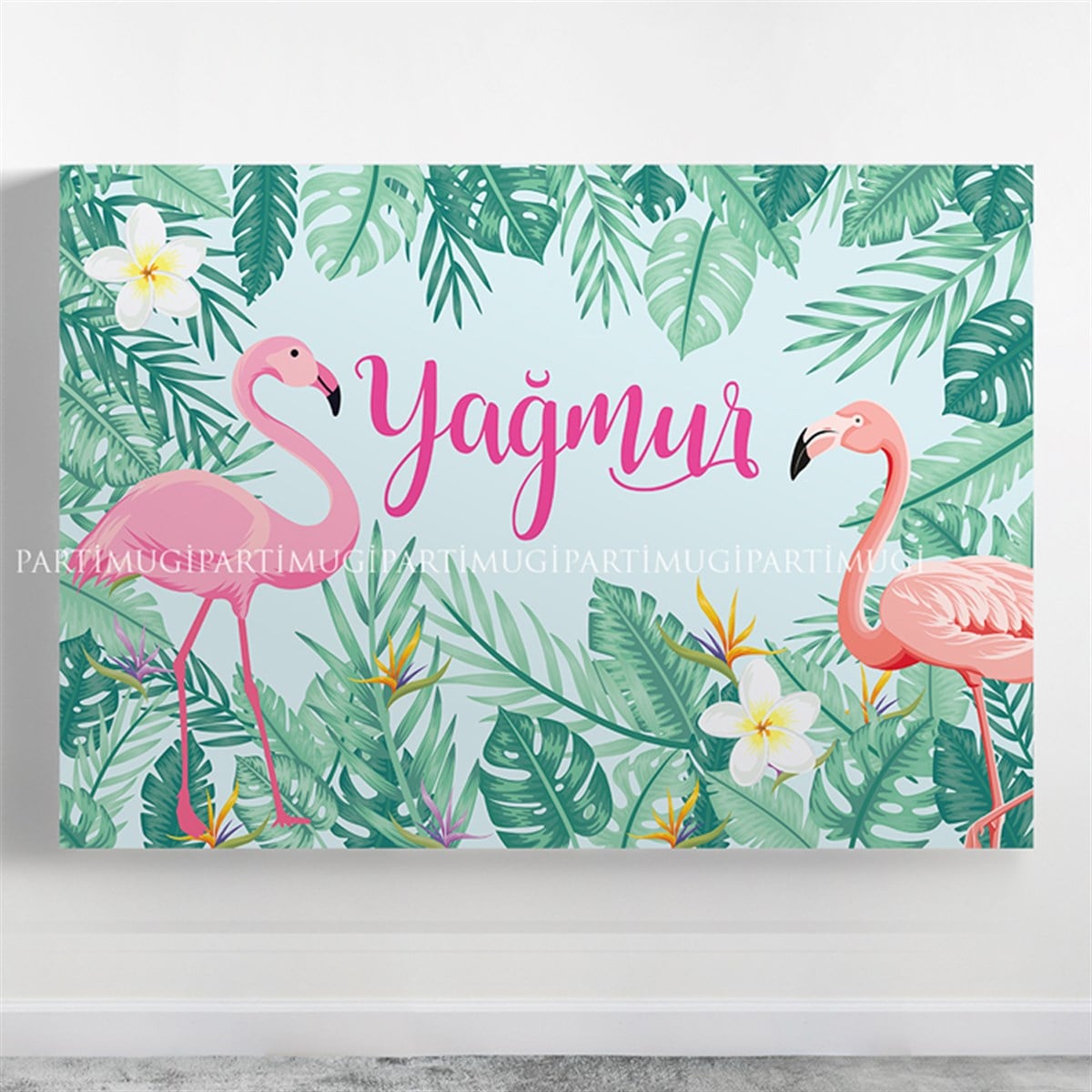 Flamingo Temalı Afiş Branda