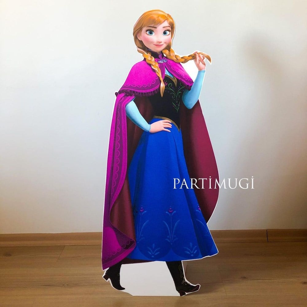 Frozen Elsa Anna Ayaklı Maket