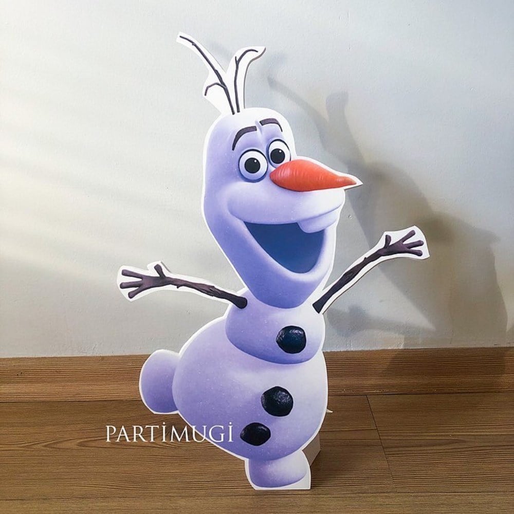 Frozen Elsa Olaf Ayaklı Maket