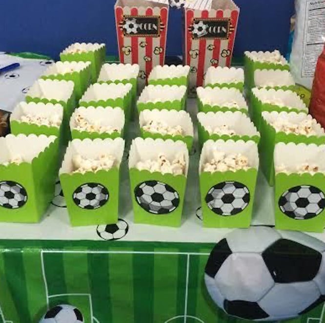 Futbol Temalı Popcorn Kutusu