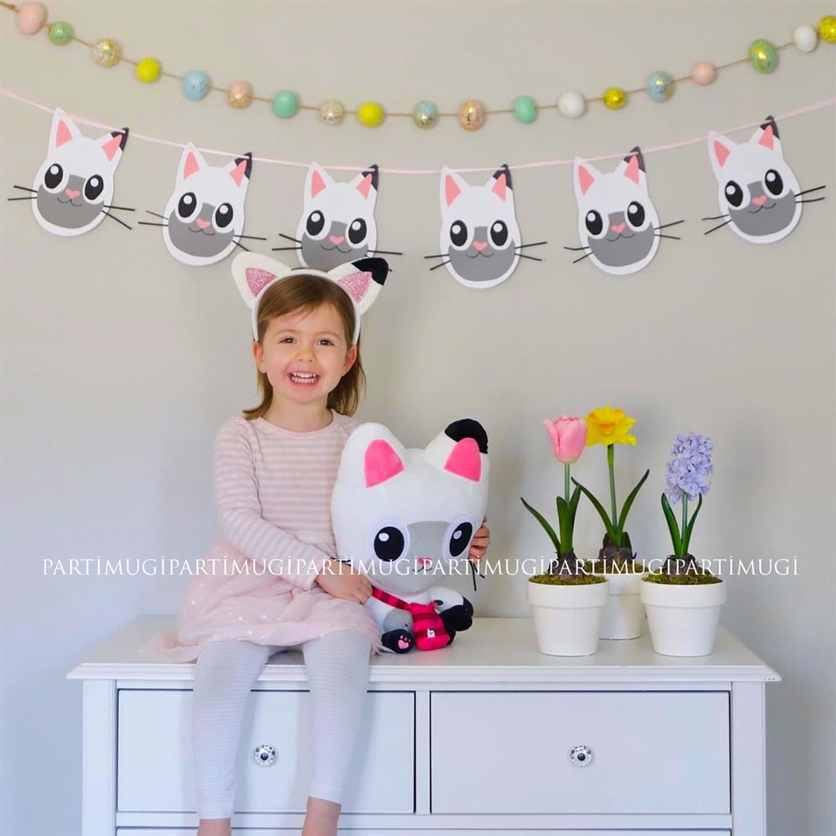 Gabby'nin Hayal Evi Temalı Figür Banner