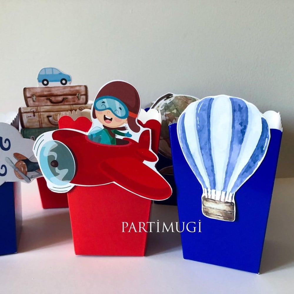 Gezgin Temalı Popcorn Kutusu