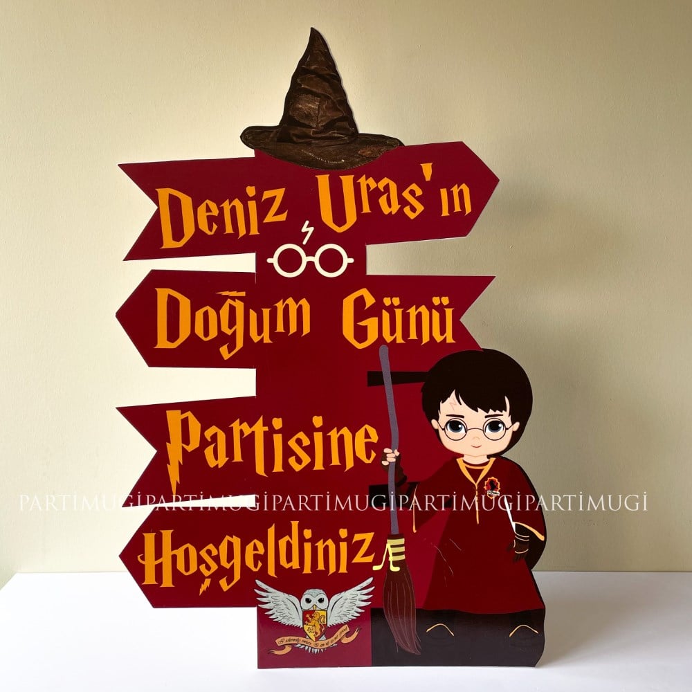 Harry Potter Temalı Karşılama Panosu
